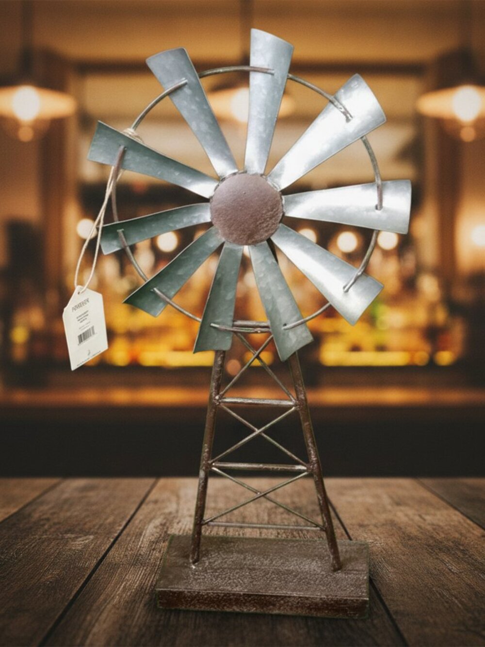 🚜🍒 Foreside Metal Windmill Table Decor